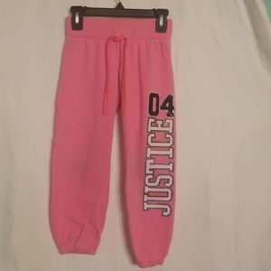 Kids justice sweatpants size 6